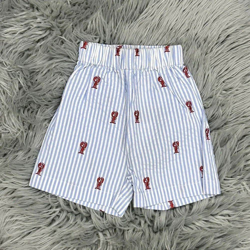 CPC Classic Prep Childrenswear Embroidered Dylan Lobster Print 6/9 Mo ($49 MSRP)